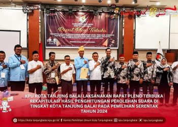 KPU Kota Tanjungbalai Gelar Rekapitulasi Perolehan Suara Pilkada