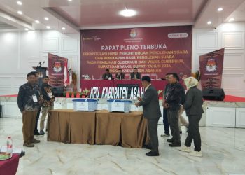 KPU Kabupaten Asahan Menggelar Rapat Pleno Pilkada