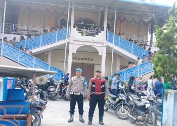 Personel Polres Tanjungbalai Lakukan Pengamanan di Gereja