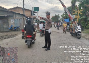 Satlantas Polres Tanjungbalai Gelar Patroli Sore