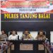 Polres Tanjungbalai Gelar Rapat Pengamanan Natal dan Tahun Baru