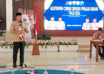 Agus Ramanda Terpilih Secara Aklamasi Sebagai Ketua Kwarcab Asahan