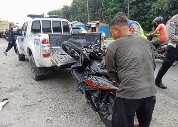Laka Lantas di Kedai Ledang, Mahasiswi  Nginap ke Rumah Sakit