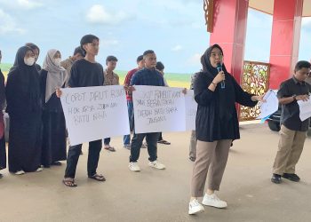 Geruduk Kantor Bupati Batu Bara, Masa Minta Dirut RSUD H OK Arya Zulkarnaen Dicopot