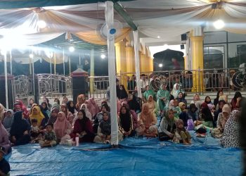 Sekcam Meranti Hadiri Isra Miraj di Desa Serdang