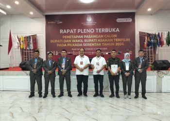 KPU Asahan Tetapkan Pasangan Calon Bupati dan Wakil Bupati Terpilih