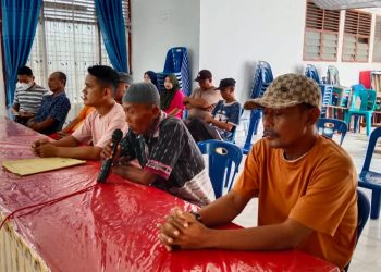 Camat Meranti Asahan Mediasi Terkait Permasalahan Tanah Warga di Dusun 1