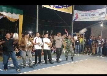 Sekcam Meranti Hadiri Pembukaan Turnamen Voly Serdama Cup 1 2025