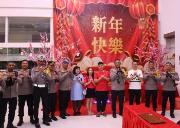 Polres Tanjungbalai Bersama Sat Brimob Amankan Malam Perayaan Imlek