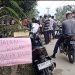Minta Galian C Ditutup, Warga Desa Tanjung Alam Blokade Jalan