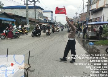 Sat Lantas Gelar Patroli dan Atur Arus Lalu Lintas