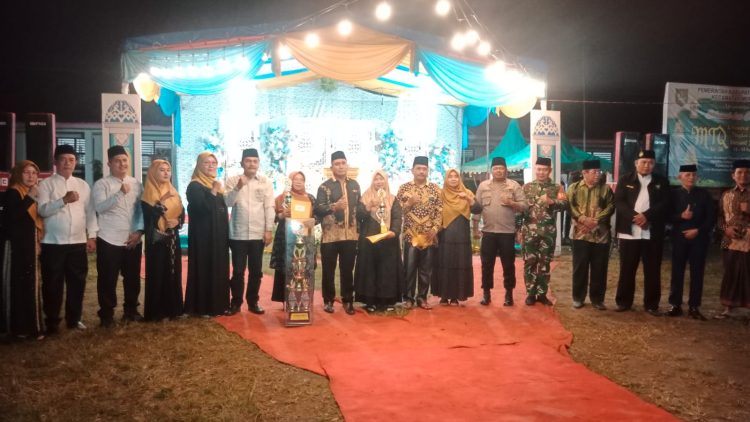 Desa Meranti Juara Umum di MTQ dan Festival Nasyid di Kecamatan Meranti