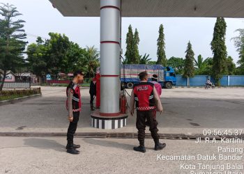 Sat Samapta Polres Tanjungbalai Gelar Patroli Kota di Siang Hari
