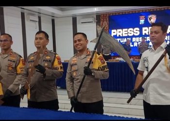 Ditangkap, Anggota Geng Motor di Asahan Dikenakan UU Nomor 23 Tahun 2002