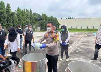 Polres Asahan Musnahkan 115 Kg Sabu