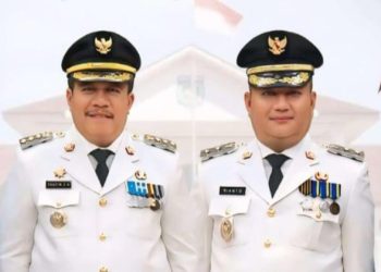 Bupati Asahan Taufik Zainal Abidin dan Wakil Bupati Rianto.