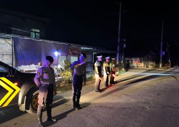 Personel Polres Tanjungbalai Gelar Patroli Malam Hari