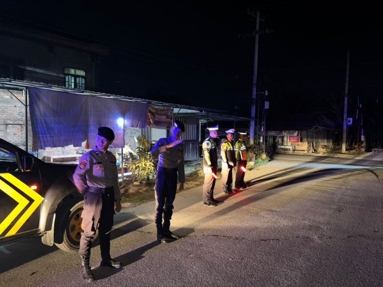 Personel Polres Tanjungbalai Gelar Patroli Malam Hari