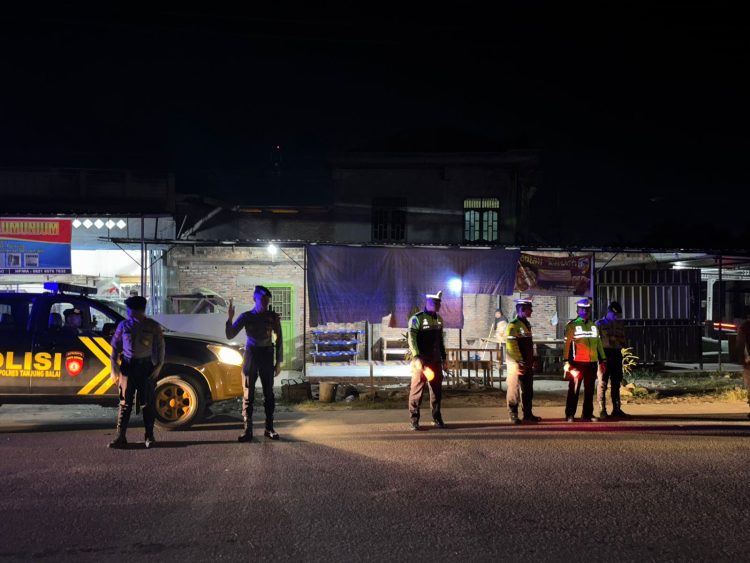 Personel Polres Tanjungbalai Gelar Patroli Malam Hari