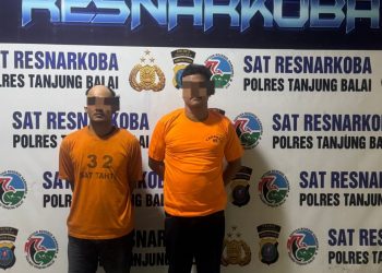 Edarkan Sabu, Dua Warga Pematang Pasir Diciduk Polres Tanjungbalai