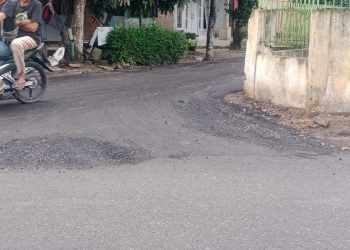 Baru Selesai Dikerjakan, Jalan di Desa Meranti Asahan Sudah Rusak