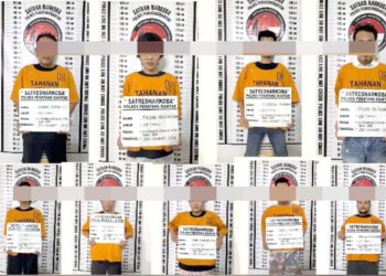 Tak Sempat Kabur, 9 Pria Diduga Pengedar Sabu Diringkus Personil Polres Pematangsianțar