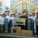 Pemkab Labura menyalurkan bantuan untuk Masjid Baiturrahman, Desa Pulo Jantan, Kecamatan NA IX-X, Senin (3/3/2025).