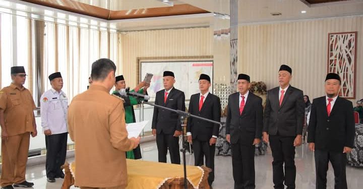 Hendriyanto Sitorus melantik pimpinan Baznas Labura