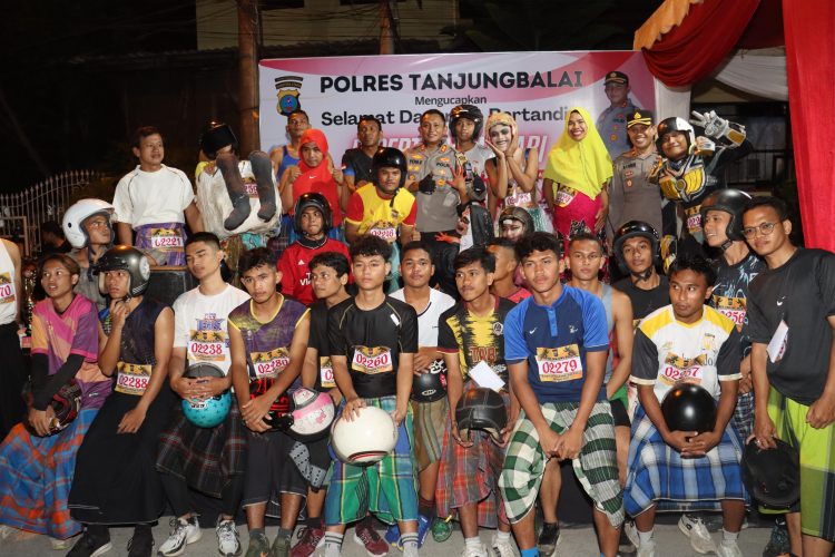 Polres Tanjungbalai Gelar Turnamen "Balap" Lari Mendadak Atlit