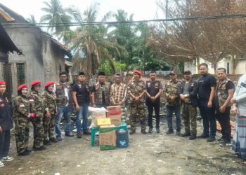 DPC Grib Jaya Asahan dan PAC Air Joman Bantu Korban Kebakaran