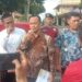 Aksi demo di Polres Asahan.