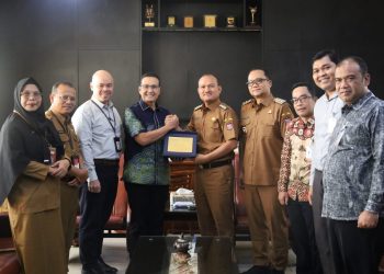 Pihak Bank Sumut Audensi dengan Wali Kota Tanjungbalai