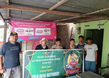 Personel Polsek Teluk Nibung Gelar Penyuluhan Mudik Aman Keluarga Nyaman