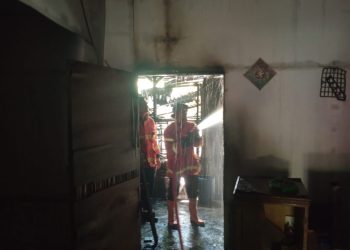 Rumah Warga di Kecamatan Meranti Asahan Terbakar