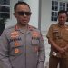 Kapolres Asahan memberikan keterangan pers.