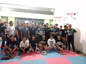 Kunjungi Camp Muay Thai, ini Pesan Ketua DPC Grib Jaya Asahan