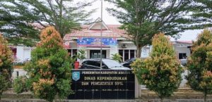 Kantor Disdukcapil Kabupaten Asahan.