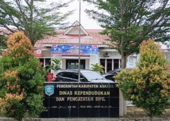 Kantor Disdukcapil Kabupaten Asahan.