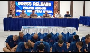 6 Orang Debt Collector Ditangkap Personel Polres Asahan