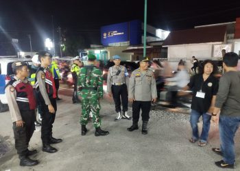 Antisipasi Premanisme, Polres Tanjungbalai Patroli Gabungan Dengan TNI