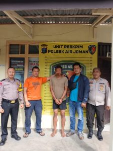 Pencuri Meja Tenis, Ditangkap Personel Polsek Air Joman