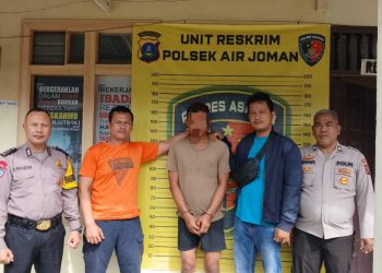 Pencuri Meja Tenis, Ditangkap Personel Polsek Air Joman