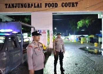 Cegah Gangguan Kamtibmas, Polsek Tanjungbalai Selatan Patroli Malam Hingga Pagi