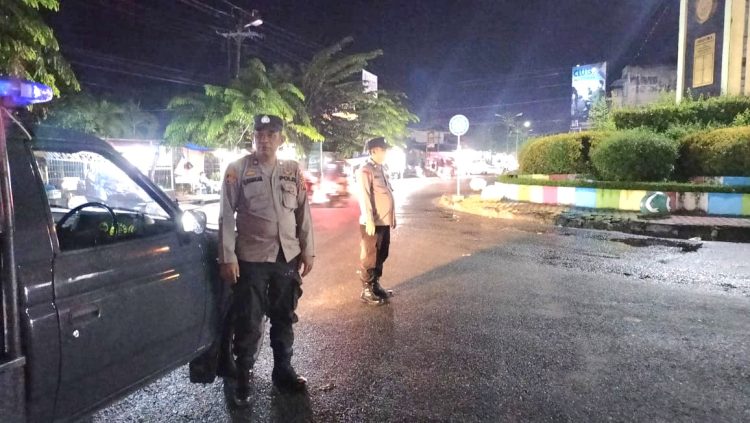 Cegah Gangguan Kamtibmas, Polsek Tanjungbalai Selatan Patroli Malam Hingga Pagi