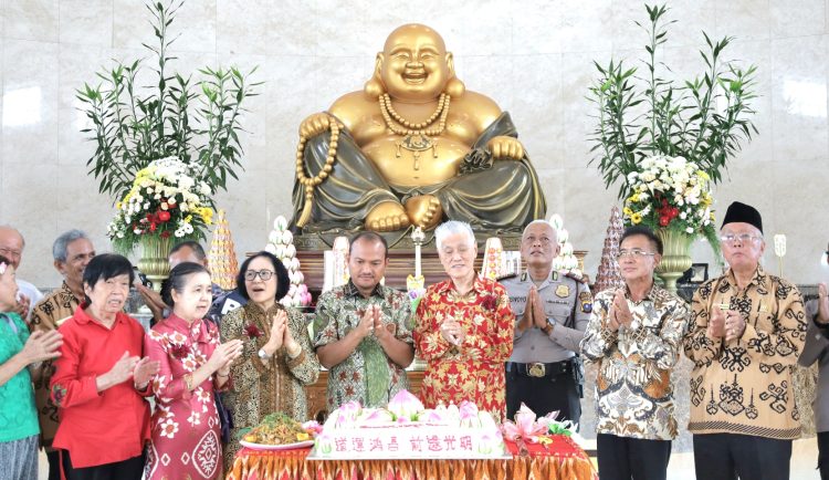 HUT Ke-60 Vihara Bhakti Maitreya, Wali Kota Tanjungbalai : Mari Perkuat Semangat Cinta Kasih dan Sinergitas Wujudkan Tanjungbalai EMAS