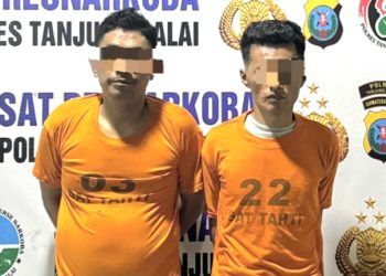 Respon Dumas dari Facebook, Dua Pengedar Narkoba Diringkus Sat Narkoba Polres Tanjungbalai