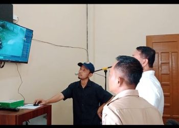 2 Pencuri Sepedamotor di Masjid Nurul Huda Kisaran Terekam CCTV