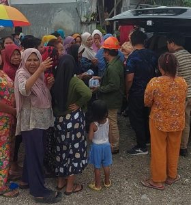 Warga Belawan Bahagia Ketika Terima Bansos