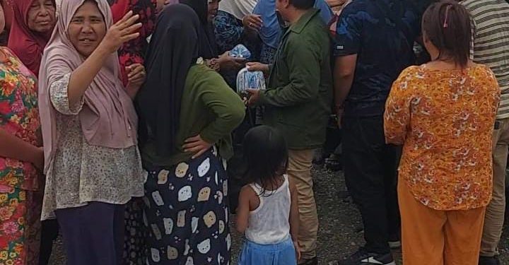 Warga Belawan Bahagia Ketika Terima Bansos