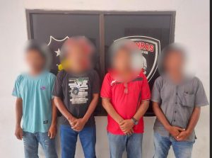 Main Judi, Empat Orang Diringkus Polisi